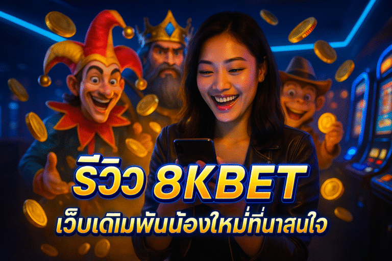 รีวิว 8KBET – เว็บเดิมพันน้องใหม่ที่น่าสนใจ