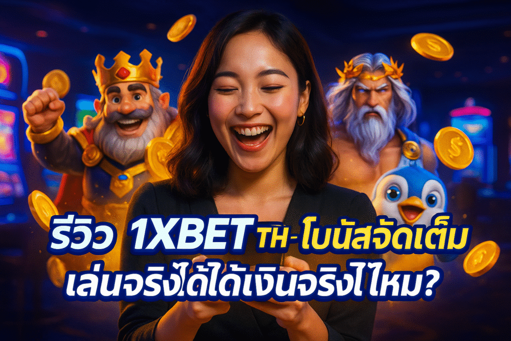 รีวิว 1XBET TH – โบนัสจัดเต็ม เล่นจริงได้เงินจริงไหม?