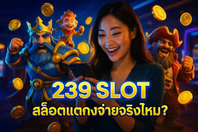 239 SLOT สล็อตแตกง่ายจริงไหม? รีวิวจากผู้เล่น
